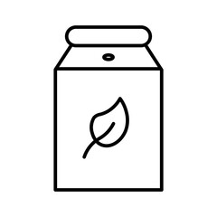 plant based line icon