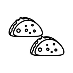 taco line icon