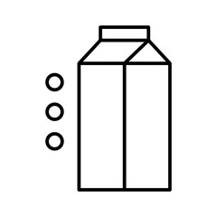 soy milk line icon