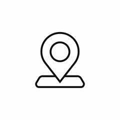 Location pin place marker icon vector sign