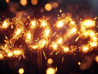 Bright sparkling background with fireworks and confetti.