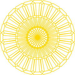 islamic mandala frame