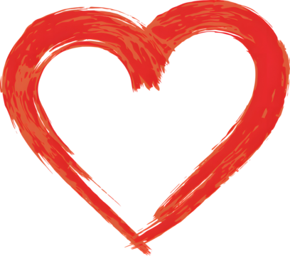 Abstract Red Heart Shape Painted Brush Strokes Romantic Design Element Valentine Love Passion Graphic Artistic Illustration Digital Art Background Texture Image care dark bold black vivid vector      