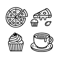 your minimalist bread icon with clean lines on a white background