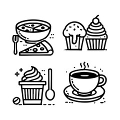 your minimalist bread icon with clean lines on a white background