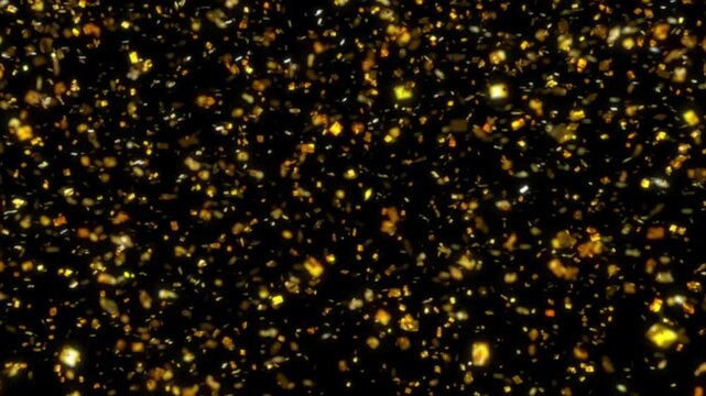 30sec Loop  Gold Confetti background base
