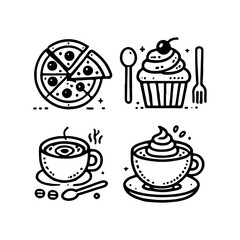 your minimalist bread icon with clean lines on a white background