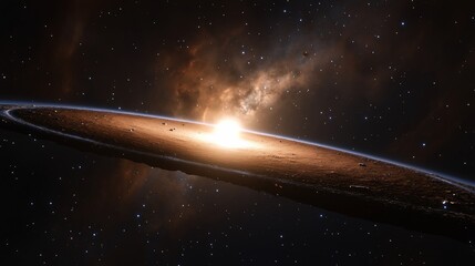 Stunning Visualization of a Protoplanetary Disk