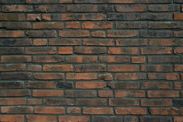 Background of bricks wall. Architecture background with bricks wall facade. Grungy brickwall. Stone...