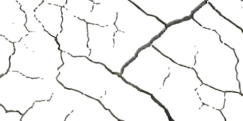 Cracked and Broken Earthquake Surface Vector Overlays with Distressed Wall, Floor, and Ground Textures in Black, White, and Grey, Representing the Aftermath of Earthquake Damage.
