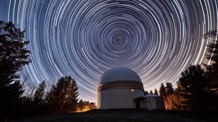 Obraz premium telescope at night 