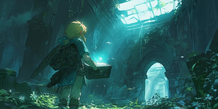 Fototapeta Lost Ruins of a Fantastical Realm