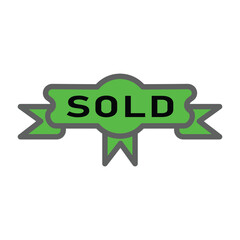  sold green full color ribbon vector icon discount sale sticker lebel minimalist design for digital and print projects
 Graphic Design Icons Making a Huge Impact on Visual Aesthetics