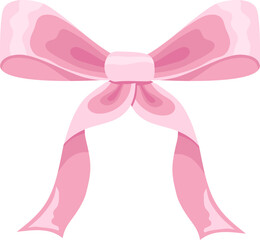Coquette girly pink hair bow