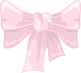 Coquette girly pink hair bow