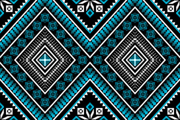 Fototapeta premium Geometric ethnic pattern seamless,Retro tribal vector , embroidery border seamless patterns.ethnic design, hipster backdrop, wallpaper Background, Design curtain, carpet ,fabric ,textile