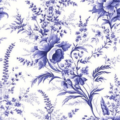 Chinoserie Digital Paper – Elegant Oriental Pattern