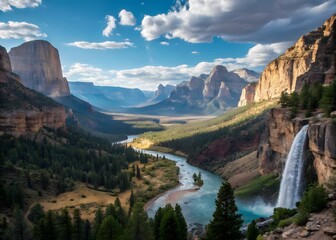Fototapeta premium 16k-wallpaper landscape
