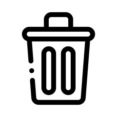 trash line icon