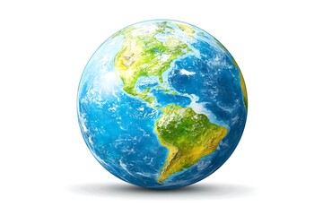 Obraz premium Stunning 3D Earth Globe - A Visual Representation of Our Planet