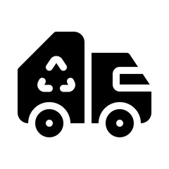 truck glyph icon