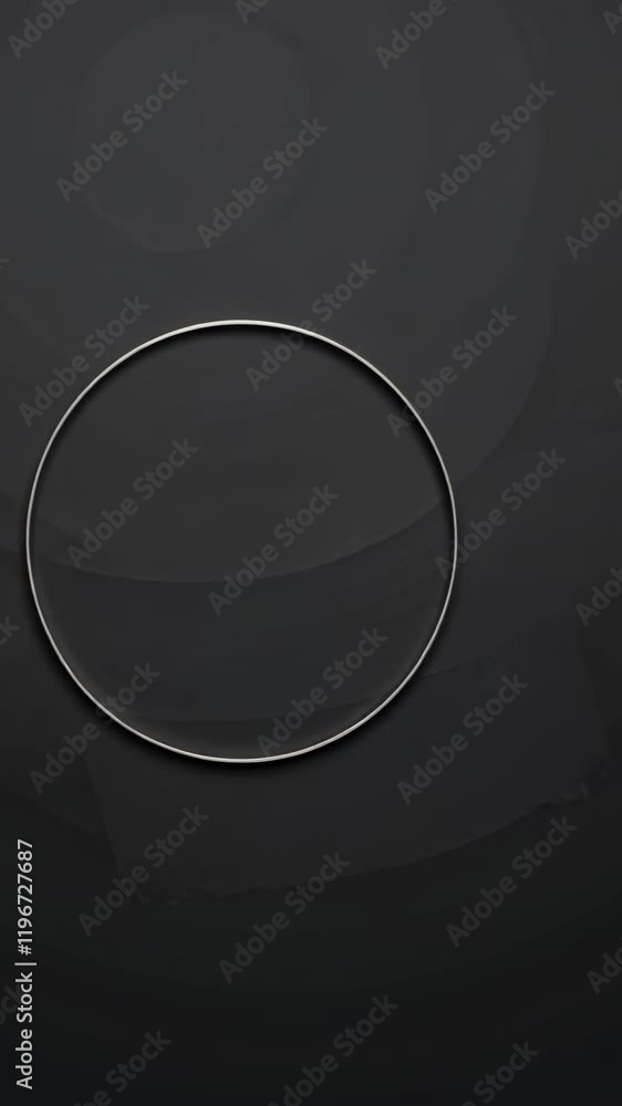 Aufkleber circular abstract design showcasing simplicity and elegance with a minimalist approach