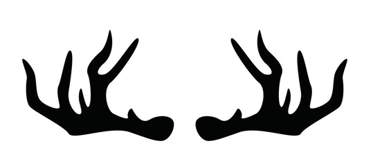 Geweih, Hirsch, Reh, Outdoor - Vektor