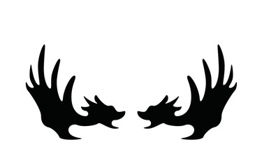 Geweih, Hirsch, Reh, Outdoor - Vektor