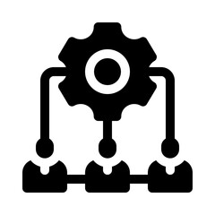 planning glyph icon