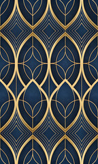 Fototapeta premium Stained window pattern with vintage geometric design and floral mosaic in a traditional church style