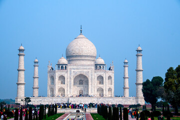 Obraz premium Taj Mahal, UNESCO World Heritage Site, India