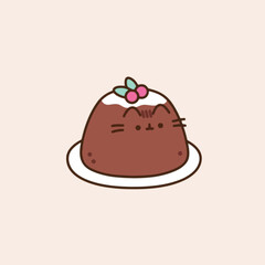 Chocolate Cake Cat