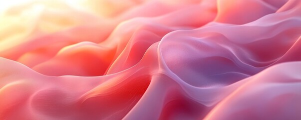 Obraz premium Abstract soft peach lavender bold background, shadowed tones texture album artwork, monochromatic gradients, Generative AI