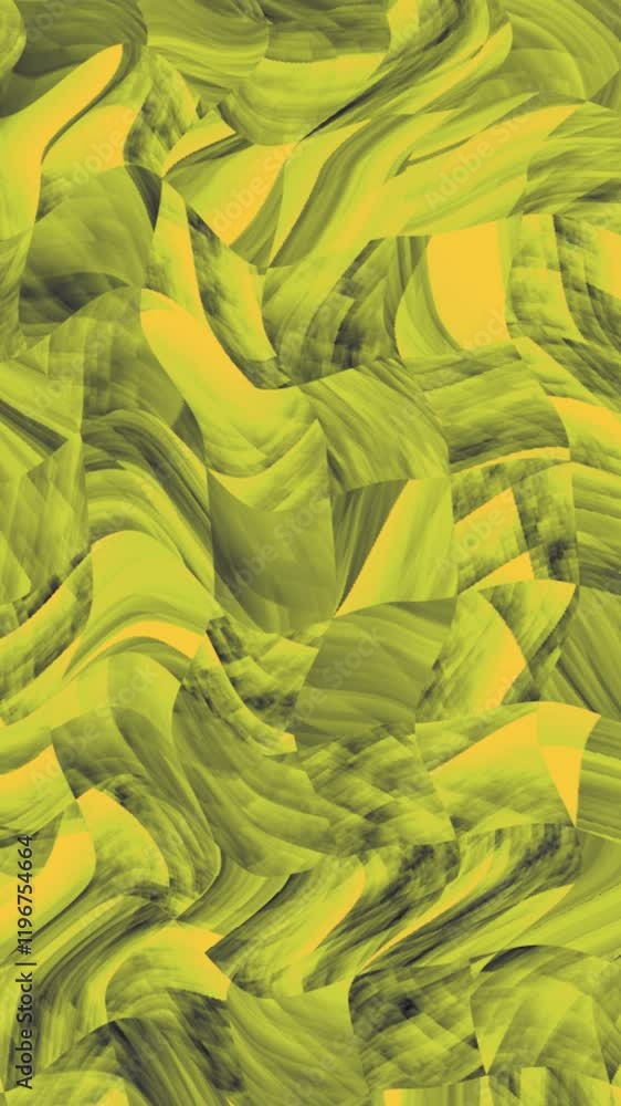 Poster abstract vertical yellow wave motion background seamless loop video