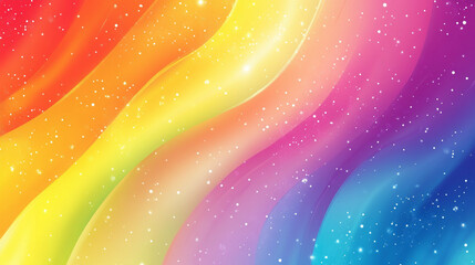 Colorful Wavy Abstract Wallpaper