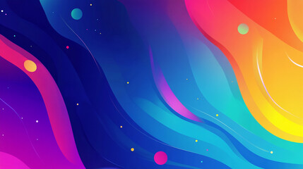 Colorful Wavy Abstract Wallpaper