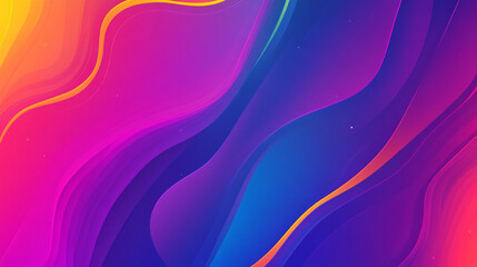 Colorful Wavy Abstract Wallpaper