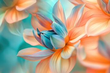 Vibrant Colorful Flower Close-up