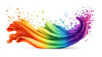 Colorful Explosion Abstract Wallpaper