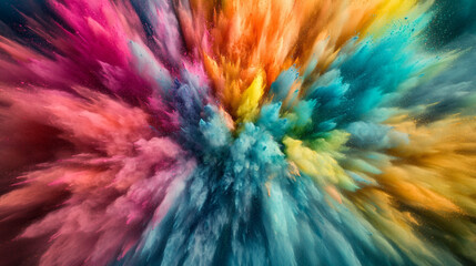 Colorful Explosion Abstract Wallpaper