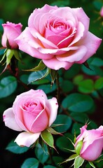 Flower pink rose, Beautiful Pink flowers background, Rose flower