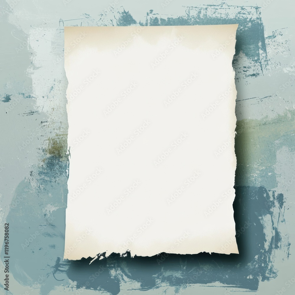 Poster empty parchment with textured background ready for text placement in a creative design project. gene