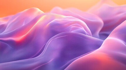 Fototapeta premium Abstract soft peach lavender blurred background, shadowed tones texture digital wallpaper, copy space provided, Generative AI