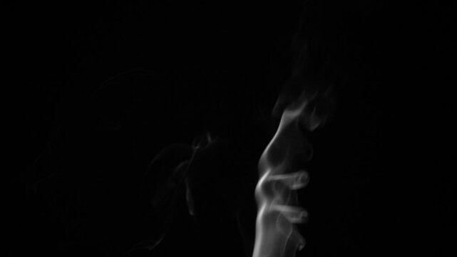 White natural steam or smoke rising across the entire width of the screen, as if from fire or conflagration