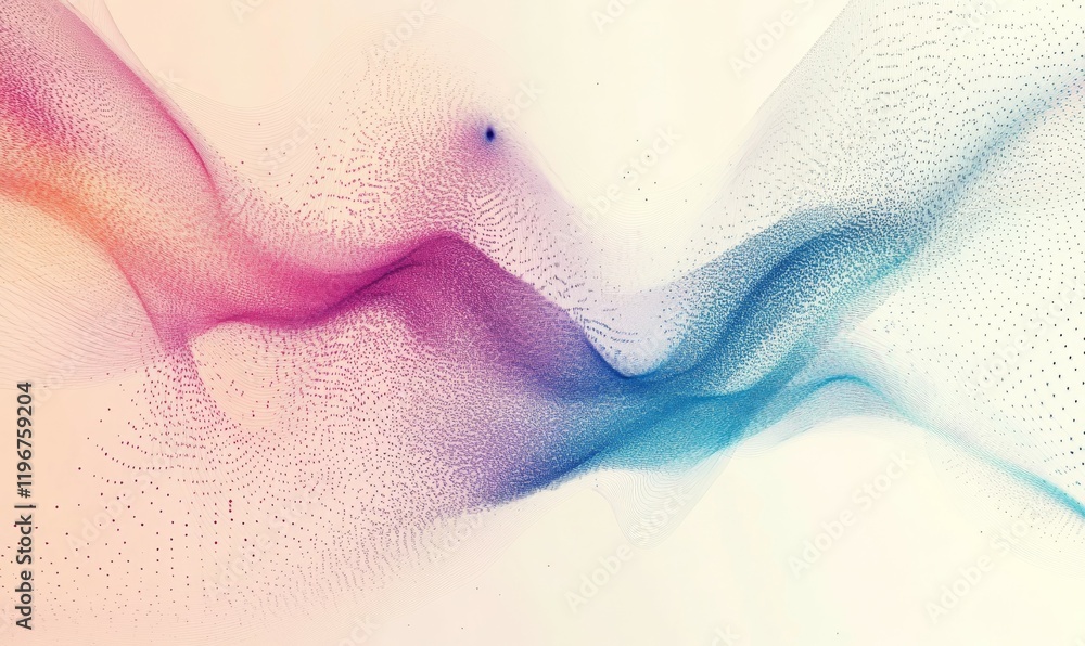 Poster big data abstract vector background. bigdata visualization