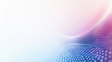 Obraz premium A colorful, abstract background featuring smooth curves and a gradient with dotted patterns, creating a soothing, modern visual effect.