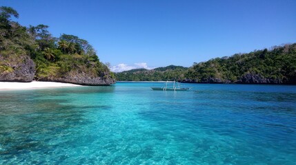 Fototapeta premium Secluded Tropical Cove