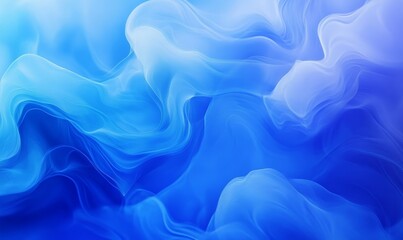 Fototapeta premium Bold blue paint gradient background for a dramatic and modern wall feature, bold statement, striking colors, edgy style, trendy interior, modern wall art