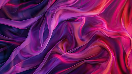 Fototapeta premium A silk fabric draped softly with natural folds.