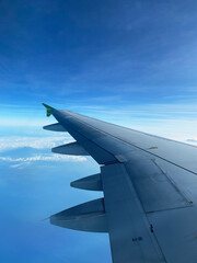 Fototapeta premium view from airplane window